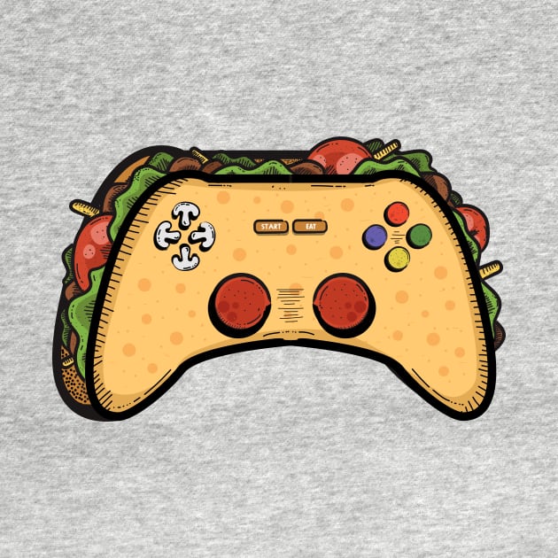 Gaming and Taco Gifts for Gamer Boy by Arteestic